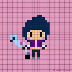 an image of a pixel art style character