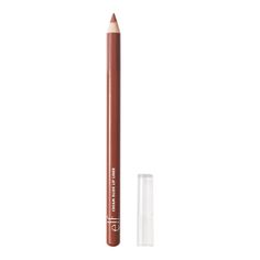 Meet your new glide-or-die lip liner! e.l.f. Cosmetics Cream Glide Lip Liner pencil glides on like a dream (no tugging here!) to precisely line, define and sculpt your lips with a smooth-as-e.l.f. application. The ultra-pigmented formula delivers rich color and a semi-matte finish that wears beautifully alone or under lipstick. Choose from a range of stunning shades to enhance your pout. Why you’ll love it: • Creamy lip liner glides on smooth to shape and fill in lips (with no tugging!) • Delive Lip Liner Pencil, Pinky Swear, Revlon Super Lustrous, Cosmetics Ingredients, Elf Cosmetics, How To Apply Lipstick, Nude Lip, Lip Pencil, Peachy Pink