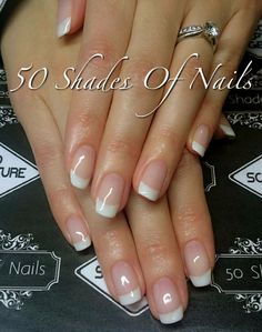 Shades Of Nails, French Manicure Gel Nails, Bio Gel Nails, Bio Sculpture Gel Nails, French Manicure Acrylic Nails, Gel French Manicure, French Manicure Nails, Basic Nails, Manicures Designs