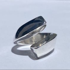 Unique 925 Sterling Silver Overlap Design Band Ring Very Thick But Comfortable For Possible Every Day Wear Ring Is Size 6.25 Total Weight Is 11.0 Grams Stamped “925” Ring Has Been Professionally Cleaned And Polished (Minor Scuffs And Dings, Hardly Noticeable) Pictures Are Part Of The Description So Please Take A Look And Feel Free To Ask For More Pics/Information $$ Reasonable Offers Welcome ** No Trades ** Thanks For Taking A Look And Happy Poshing 925 Ring, Ring Color, Womens Jewelry Rings, Band Ring, Band Rings, 925 Sterling Silver, Product Description, Take That, Women Jewelry