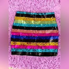 Express Multi Sequin Stretchable Mini Skirt Size Xs Show Your Glam With This Sexy Multi Color Small Sequin Skirt On Any Occasion Pull On Type/Stretchable Multicolor Sequined Party Bottoms, Multicolor Mini Skort For Party, Chic Multicolor Stretch Skirt, Trendy Multicolor Mini Skirt For Party, Party Mini Skort In Multicolor, Trendy Multicolor Mini Skirt, Trendy Multicolor Lined Skort, Trendy Multicolor Skort, Party Multicolor Mini Skort