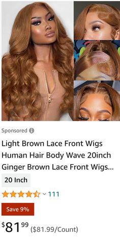 Brown Body Wave Wig, Brown Human Hair Wig, Light Brown Wig, Brown Lace Front Wig, Hair Light Brown, Brown Lace Front, Hair Light, Hair For Women, Wave Wig