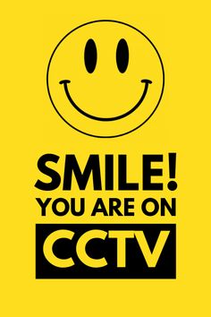 a smiley face with the words smile you are on ccv