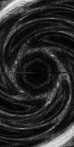 an abstract black and white spiral background