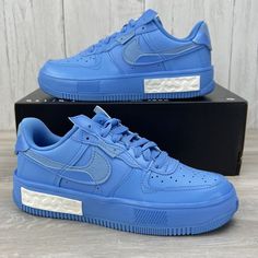 Nike Air Force 1 Fontanka University Blue DH1290-400 Women's Size 7 New Without Box/ box missing top lid Fast Shipping *100% AUTHENTIC PRODUCTS *Please view all photos, description and details *We offer the best in sporting goods, sneakers and more *Feel free to contact us with any questions Nike Air Force 1 Fontanka, Gym Pack, Clear Backpack, Transparent Bag, Latest Sneakers, University Blue, Nike Air Force 1, Air Force 1