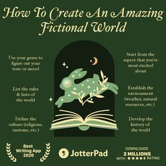 how to create an amazing fictional world info sheet for children's book club