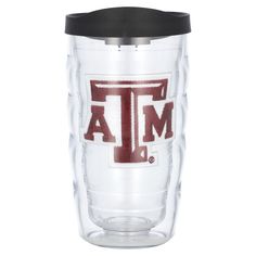 texas a & m tumbler cup with lid