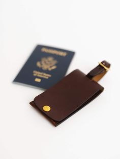 Our handmade leather Luggage Tag is the perfect travel companion. Built to allow quick and secure identification, while making your luggage stand out at the airport carousel.An enclosed ID tag provides protection from the elements and prying eyes while allowing for proper identification in the event of baggage loss.Premium Horween full-grain leather, solid-brass hardware and robust stitching for many years of service, guaranteed. Customize your handmade Luggage Tag with a complimentary monogram Classic Brown Leather Luggage Tag, Leather Brown Luggage Tag With Sleeve, Brown Leather Luggage Tag With Sleeve, Brown Leather Travel Accessories As Gift, Brown Leather Luggage Tag For Travel, Brown Leather Luggage Tag For Personal Use, Brown Leather Luggage Tag For Everyday Use, Brown Leather Patch Luggage Tag For Everyday Use, Brown Luggage