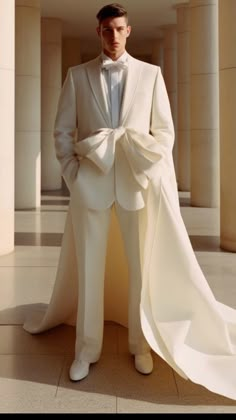 Off White Men, Tuxedo Coat, High Fashion Men, Wedding Tuxedo, Tuxedo Wedding, Mens Fashion Classy, Groom Suit