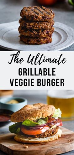 the ultimate grilled veggie burger