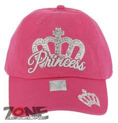 NEW! BIG PRINCESS CROWN STONE COTTON BASEBALL CAP HAT PINK NEW! BIG PRINCESS CROWN STONE COTTON BASEBALL CAP HAT PINK NEW - WITH TAGS 100% COTTON Logos and designs are fully embroidered Size: One Size Fits All VELCRO ADJUSTMENT Shipping Payment Terms of Sale SHIPPING We ship Worldwide. We ship to USA 48 continental states, Item usually will be shipped out within 1~3 business days after payment received. We only ship to confirmed addresses. Non USA Customers: First Class International Mail in som