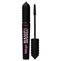 Benefit Cosmetics BADgal Bang Mascara   What It Is  Volumizing mascara that's smudge-proof and water-resistant.   What You Get      .3 oz. BADgal BANG! volumizing mascara     What It Does      Volumizes the look of lashes for 36 hours Intense pitch black mascara layers easily for thickness and strength Custom brush is streamlined to reach root-to-tip, corner-to-corner, upper and lower lashes for big volume The 300 soft half-cone shaped bristles maximize deposit on lashes Volumizing formulation c Bang Mascara, Roller Lash, Space Technology, Volumizing Mascara, The 300, Lower Lashes, Black Mascara, Pitch Black, Benefit Cosmetics