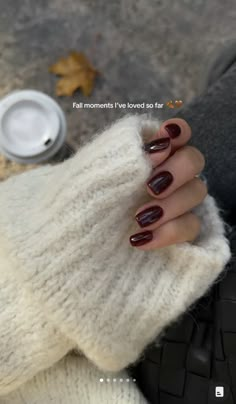 Kutek Disney, Wine Nails, Classy Acrylic Nails, Makijaż Smokey Eye, Thanksgiving Nails, Autumn Nails