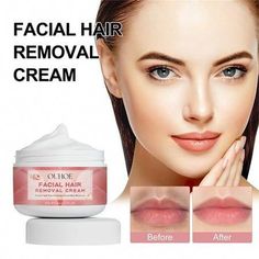 Facial Hair Removal Cream, Peach Extract, Depilatory Cream, Skin Bumps, Natural Hair Mask, Peach Hair, Excess Hair