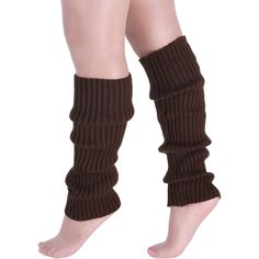 Specifications: Soft & Breathable: Being knitted by cotton and stretchy yarn, the thigh high socks for women are comfortable, soft, lightweight and breathable. ( 80% Cotton, 20% Stretchy Yarn autumn/ winter thigh highs) Different Wear Ways: The extra long socks for women are tall enough to be as the thigh socks or can be folded as over knee stockings, what is more, the knit cotton socks can be as slouch socks as well. Different wear ways, different styles! Best choice for cool/ cold weather! Kee High Stretch Footless Winter Hosiery, High Stretch Footless Hosiery For Winter, Fall Knee-high Stockings One Size, Fall Season Knee-high Stockings One Size, One Size Knee-high Stockings For Fall, Fitted Fall Knee-high Socks, Cozy Knee-high Socks For Fall, Fitted Knitted Stockings For Fall, Fitted Thigh High Knitted Legwear