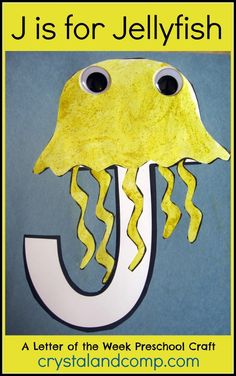 the letter j is for jellyfish craft