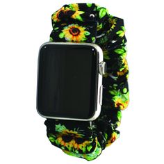 This 2-pack Printed Scrunchies Apple Watch Band set from Olivia Pratt is absolutely adorable and eye-catching! Featuring two unique printed 90's style scrunchies Apple Watch . Flat band size is between 5.5 and 6.5 inches, can stretch up to 8 inches if needed. Olivia Pratt is always looking after new designs to improve your style! Using the best quality materials available in all of our products to ensure long durability in your every day wear. Please be aware, color vibrancy of the product might Casual Multicolor Apple Watch Band As Gift, Green Casual Adjustable Apple Watch Band, Casual Adjustable Green Apple Watch Band, Casual Green Adjustable Apple Watch Band, Trendy Adjustable Apple Watch Band, Casual Black Apple Watch Band As Gift, Scrunchie Apple Watch Band, Improve Your Style, Sunflower Print