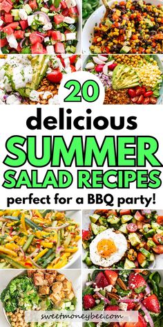 20 delicious summer salad recipes perfect for a bbq party