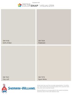 the color scheme for sherwinn williams's paint