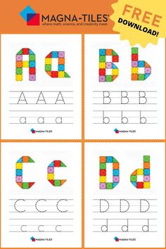 the printable alphabet worksheet for kids to practice their handwriting and writing skills