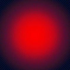 an abstract red and black background with circles in the center, as well as dots