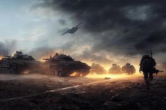 Thumbnail Backgrounds, Cinematic Photos, Thumbnail Background, Photo Photo, New Set, Battlefield, Premium Photo, Soldier