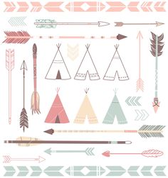 Download Teepee Tents And Arrows Collection - Hipster Style Stock Image and other stock images, photos, icons, vectors, backgrounds, textures and more. Zelt Camping, Teepee Party, Tipi Tent, Indian Patterns, Teepee Tent, Hipster Style, Camping Party, Hipster Fashion, Wild Ones