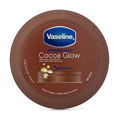 Vaseline Intensive Care Cocoa Glow Body Cream - 2.53 FL OZ Vaseline Cocoa Glow, Vaseline Cocoa, Vaseline Lotion, Vaseline Intensive Care, Vaseline Jelly, Pure Cocoa Butter, Healing Dry Skin, Skin Lotion, Intensive Care