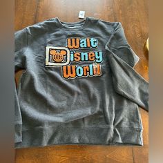 Walt Disney World Chenille Patch Lettering Disney Park Merchandise Unisex Size Large Dark Gray Please See Photos For Measurements New To Poshmark? Enter The Code Caroline0260 When You Sign Up And Receive $10 Off Your First Order! Disney Sweaters Kohl's, Disney Sweatshirts Hot Topic, Multicolor Disney Crew Neck T-shirt, Star Wars Sweater, Hoodie Sweatshirt Dress, Disney Long Sleeve Fan Merchandise T-shirt, Disney Long Sleeve Cotton T-shirt, Mickey Mouse Sweatshirt, Green Crewneck