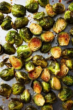 Balsamic Brussels Sprouts, Winter Side Dishes, Brussel Sprout Recipes Roasted, Autumn Side Dishes, Maple Balsamic, Yummy Fall Recipes, Sprouts Recipe, Shredded Brussel Sprouts, Roasted Onions