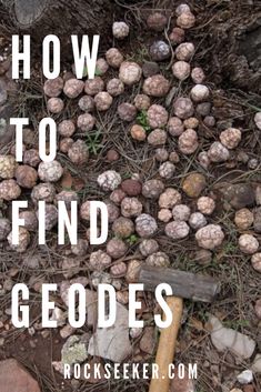 How To Find Geodes, How To Find Crystals, Diy Rock Tumbler How To Make, How To Find Crystals In Nature, Where To Find Crystals In Nature, Finding Geodes