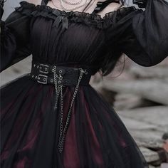 Show your insubordination and rebel against dress codes with this unique Steampunk dress! The belt and decorative chains are included with the dress. Type: Steampunk lolita dresses Composition: cotton, polyester S: Length 37" Bust 30.7 - 42.5" Sleeve 23.6" Waist 24.8 - 39.3"L: Length 37" Bust 32.6 - 44.4" Sleeve 24" Waist 26.7"- 41.3" Discover the allure of our Hightower Steampunk Dress, a pinnacle of steampunk sophistication with intricate details. Check out our collection of fantastic steampun Steampunk Formal Dress, Steampunk Goth Aesthetic, Steampunk Inspired Outfits, Punk Dresses, Imp Oc, Military Dress, Steampunk Goth, Military Dresses, Steampunk Dress