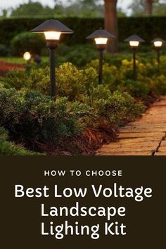 the best low voltage landscape lighting kit