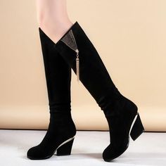 Tassel Shoes, Long Boots, Womens Wedges, Boots Shoes, High Heel Boots, Womens High Heels, Cute Shoes, Wedge Heels, High Boots