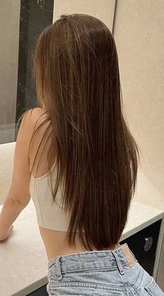 Unstyled Layered Hair Long, Haircut 2024, Straight Hair Cuts, Haircuts Straight Hair, Haircuts For Long Hair, Long Straight Hair, Long Layers, Hair Inspo Color, Long Hair Cuts