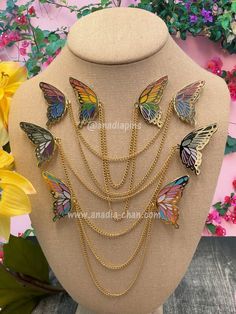 Pride Butterfly Wings Collar Pins Gold Plate Hard Enamel Pins - Etsy Pride Butterfly, Klamath Falls, Pride Flag Colors, Cosplay Jewelry, Wing Collar, Pride Outfit, Collar Pins, Small Jewelry Box, Double Chain