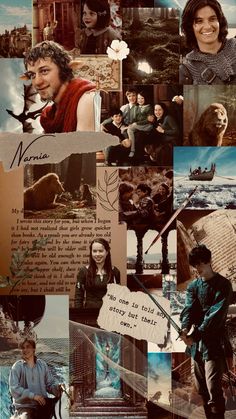 A collage with the real narnia vibe. Narnia Lockscreen, Narnia Collage, Reepicheep Narnia, Narnia Wallpaper Iphone, Chronicles Of Narnia Aesthetic, Chronicals Of Narnia, Narnia Movie, Narnia Wallpaper, Narnia 2