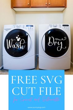 washer and dryer svg free Washer Dryer, Custom Decals, Svg Free Files