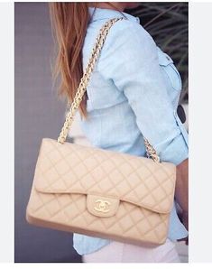 Pinterest Beige Chanel Bag, Neutral Handbag, Classic Chanel, Chanel Jumbo, Chanel Flap Bag, Chanel Chanel, Purse Brands, Classic Handbags, Burberry Handbags