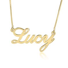 Classic Name Necklace Sterling Silver Name Necklace, Classic Names, Gold Name Necklace, Stylish Necklace, Solitaire Necklaces, Custom Name Necklace, Personalized Accessories, Personalized Necklace, Name Necklace