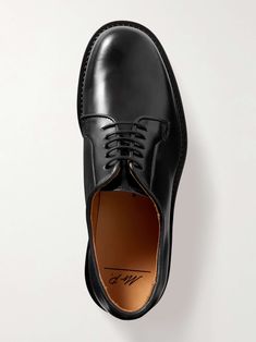 Shop MR P. Jacques Leather Derby Shoes, Explore the latest in-season MR P. collection today on MR PORTER Mens Oxford Shoes, Men's Wedding Shoes, Mr P, Beads Work, Suit Shoes, Formal Shoes For Men, Dress Up Outfits, Derby Shoes, Shoes For Men