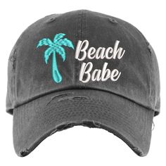 Feeling Salty, Beach Hats For Women, Vacation Hat, Custom Embroidered Hats, Women Vacation, Resting Beach Face, Distressed Baseball Cap, Beach Hats, Fun Beach