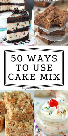 50 ways to use cake mix