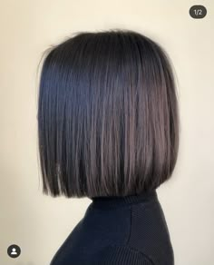 One Length Haircuts, Sleek Short Hair, Hair Dye Tips, Chin Length Hair, Bob Haircut For Fine Hair, Short Hair Color