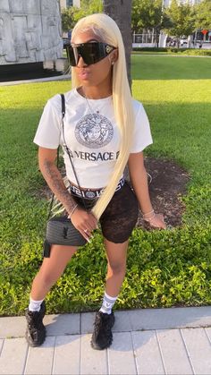 Cute Designer Outfits Black Women, Boujee Outfits, Swag Outfits For Girls, Girls Summer Outfits, Cute Comfy Outfits, Cute Swag Outfits, Baddie Outfits Casual, Dressy Outfits