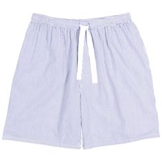 The best pure cotton men's sleep shorts are known for their breathability, lightweight properties, luxuriously soft feel and signature blue and white stripe. These sleep shorts are super comfortable and designed as both sleepwear and loungewear. White Swimwear, Mens Sleepwear, Fashion Bottoms, Sleep Shorts, White Jersey, Sleepwear & Loungewear, Swimwear Accessories, Classic White, Stripe Print