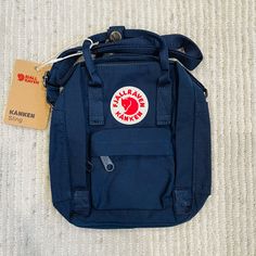 Brand New Measurement Posted Color: Navy Blue Sling Bag Cute Adjustable Strap Fjallraven Kanken Sling Bag, Fjallraven Kanken Sling, Blue Sling Bag, Kanken Sling Bag, Kanken Sling, Pretty Tote Bags, Bag Cute, Navy Blue Color, Fjallraven Kanken