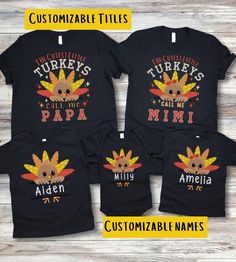 These Custom Thanksgiving Cousin Crew shirts for kids are all the rave! Get your Personalized Cousin Thanksgiving shirts for your whole little Turkey Squad, and show up to your Thanksgiving dinner party in style sporting your Matching Family Thanksgiving shirts.  Match these Fall Cousin kid shirts with grandma and/or grandpa so they can coordinate with his or her little Turkeys on Thanksgiving day. These Cute Grandma grandkids Matching shirts would make the perfect fall Grandma gift from Grandki Twins Thanksgiving Shirts, Thanksgiving Cousin Crew Shirts, Cousin Thanksgiving, Family Thanksgiving Shirts, Cousin Crew Shirts, Thanksgiving Dinner Party, Thanksgiving Pictures, Cousin Crew, Sibling Shirts