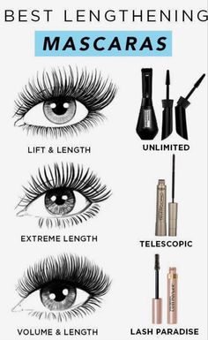 Best Lengthening Mascara, Loreal Paris Makeup, Natural Make Up Looks, Lash Lifting, Makeup Help, Smink Inspiration, Mascara Tips, Makijaż Smokey Eye, Natural Make Up