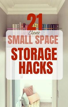 small space storage hacks and ideas Studio Apartment Storage Ideas, Hallway Shelving, Small Room Storage, Tiny House Storage Ideas, Small House Storage, Small Apartment Hacks, Clever Storage Ideas, Small Apartment Storage